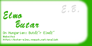 elmo butar business card